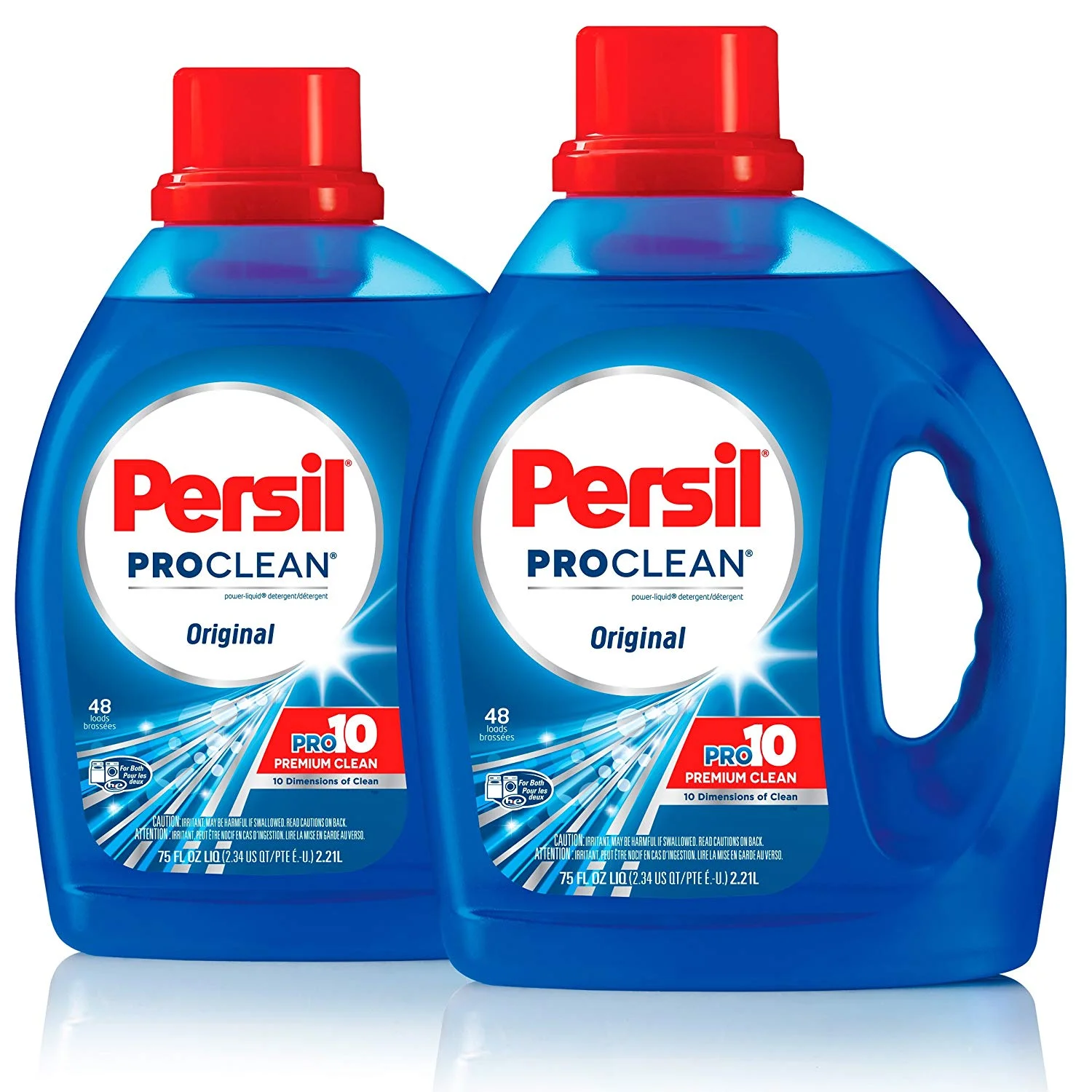PACK OF 2 - PERSIL PROCLEAN LIQUID LAUNDRY DETERGENT, ORIGINAL, 75 FLUID OUNCES, 96 TOTAL LOADS FOR $17.09
