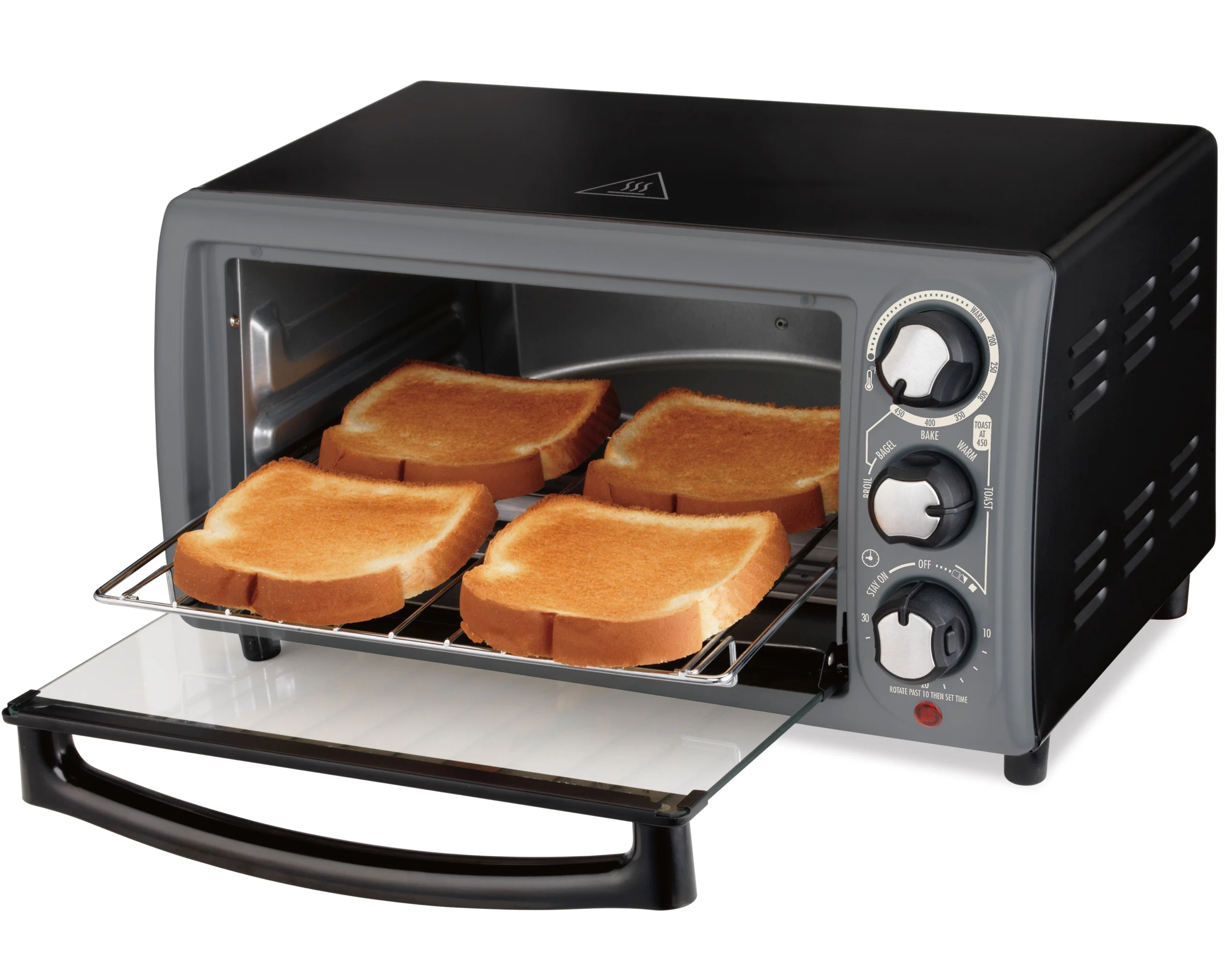 HAMILTON BEACH 4-SLICE TOASTER OVEN FOR $20.00