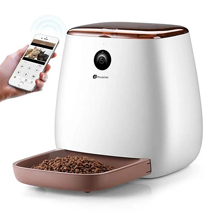 AUTOMATIC PET FOOD DISPENSER (WI-FI ENABLED APP FOR SMARTPHONE) FOR $83.99