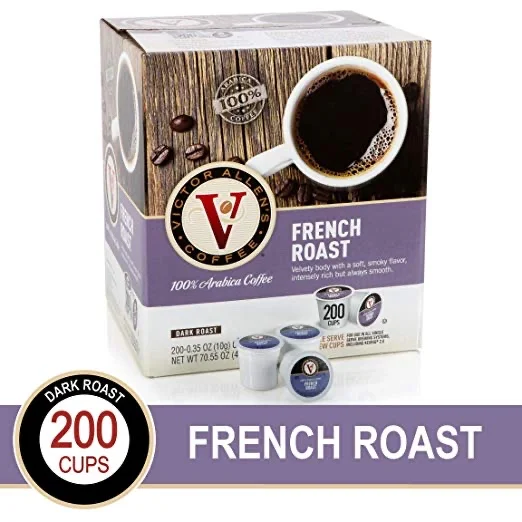 200 K-CUPS - VICTOR ALLEN’S COFFEE PODS FOR $37.58