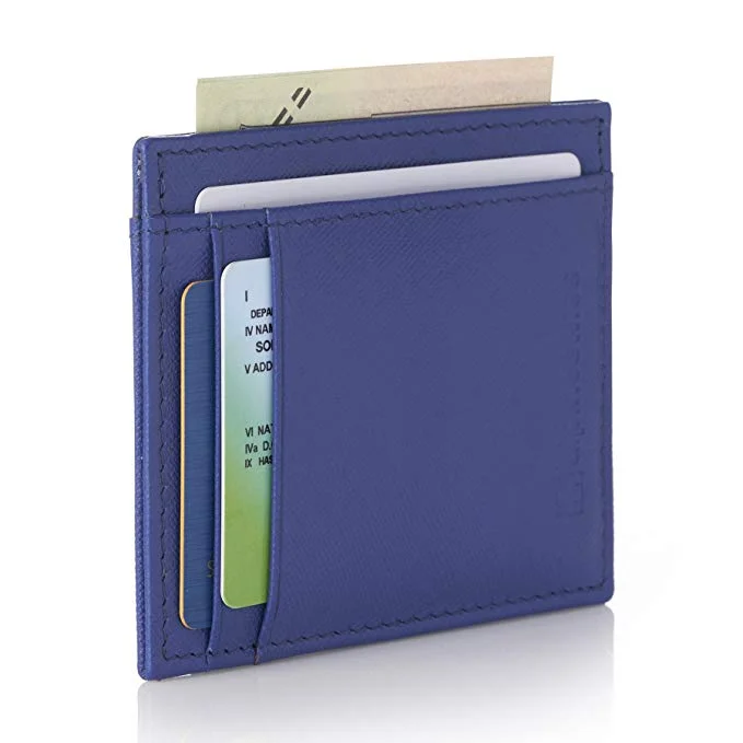 ALPINE SWISS RFID MENS THIN MINIMALIST ID CARD CASE WALLETS FOR $4.19