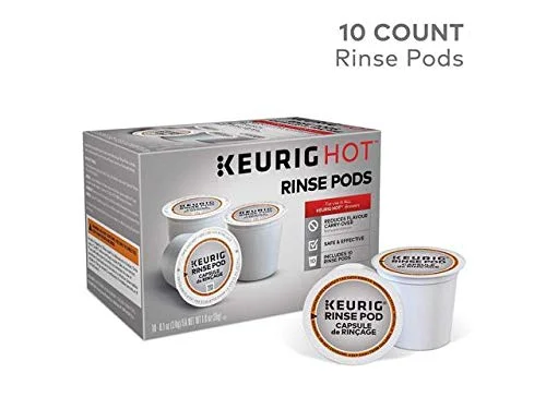 PACK OF 10 - KEURIG RINSE BREWS IN BOTH CLASSIC 1.0 AND PLUS 2.0 SERIES K-CUP POD COFFEE MAKERS FOR $3.99