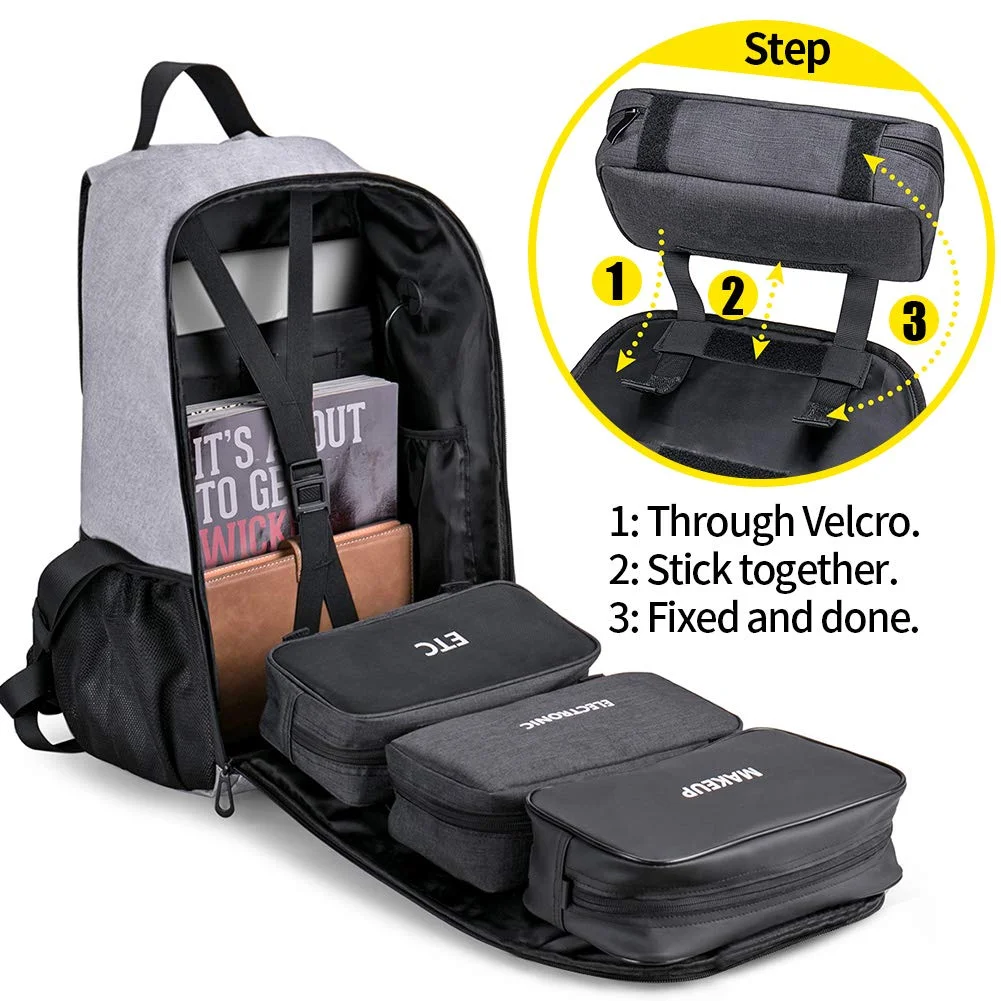 TRAVEL LAPTOP BACKPACK&nbsp;WITH REMOVABLE PACKING CUBES FOR $17.99