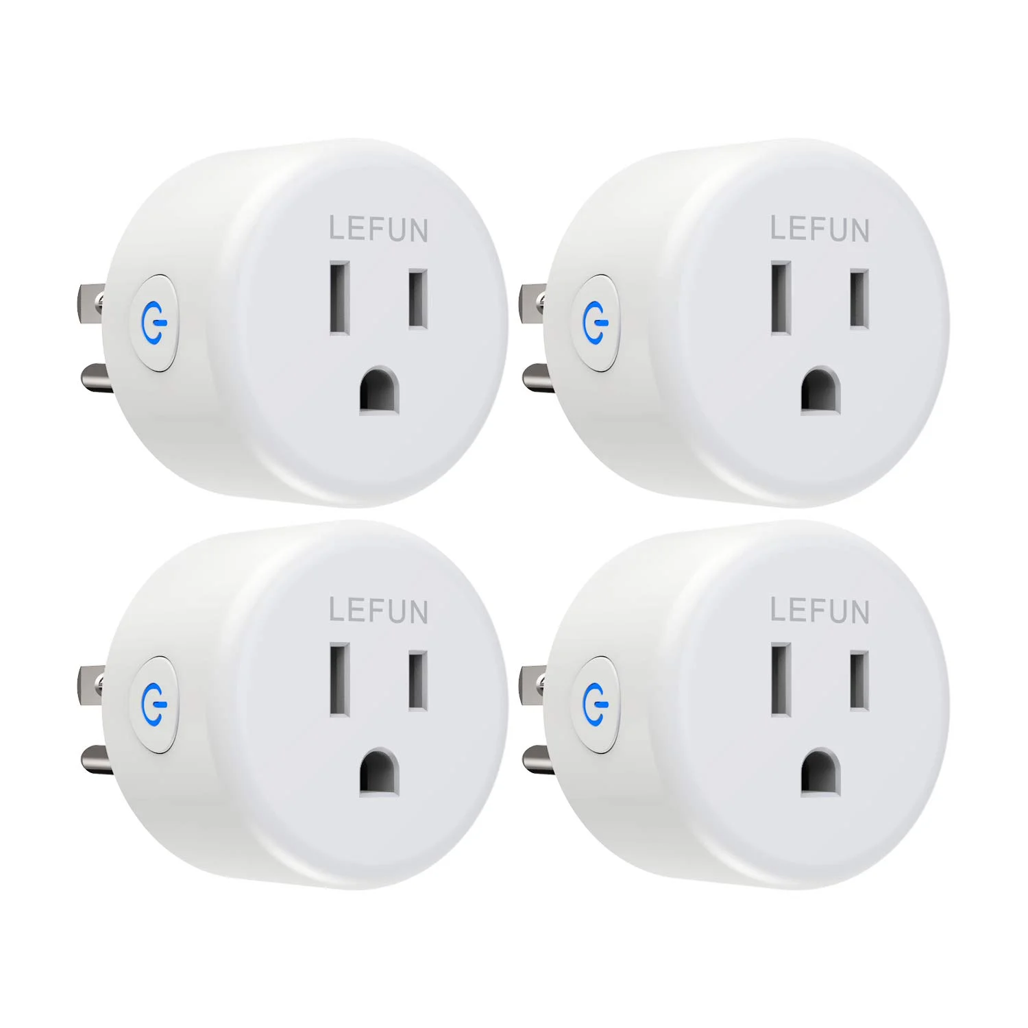 4 PACK - SMART WI-FI OUTLET PLUGS (WITH ALEXA GOOGLE ASSISTANT AND IFTTT) FOR $14.99