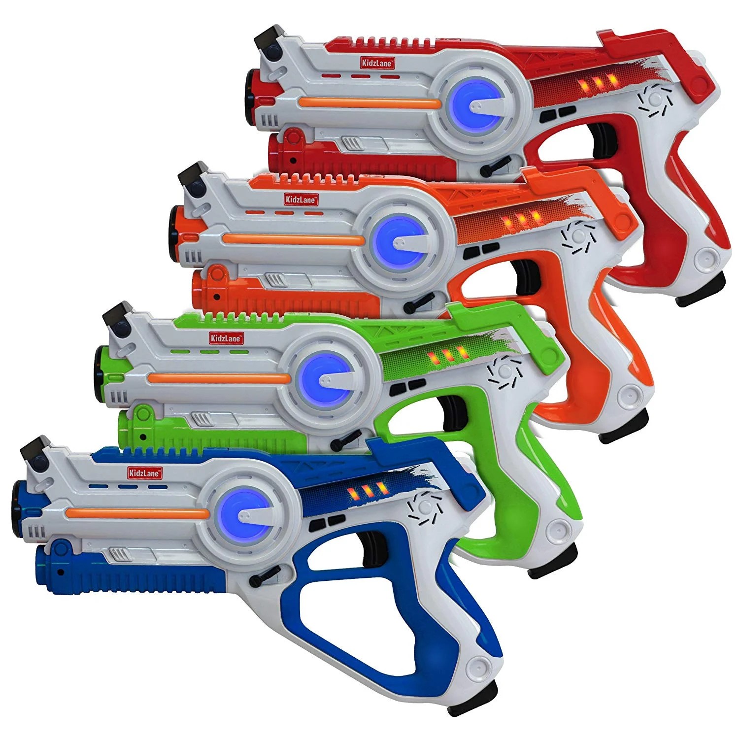 KIDZLANE INFRARED LASER TAG : GAME MEGA PACK - SET OF 4 PLAYERS FOR $49.99