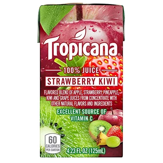 44 PACK - TROPICANA 100% JUICE BOX, STRAWBERRY KIWI FOR $9.94