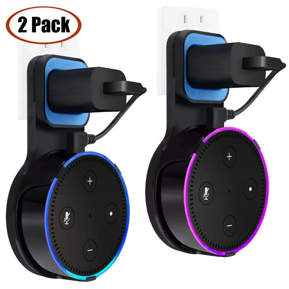 2 PACK - ECHO DOT (3RD GEN) COMPATIBLE WALL MOUNTS FOR $6.36