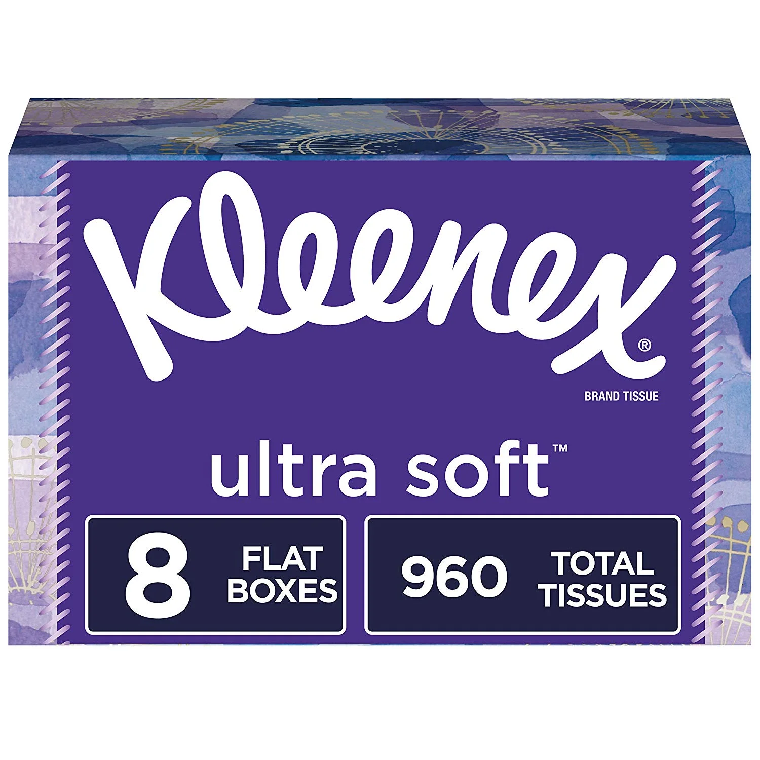 8 BOXES - KLEENEX ULTRA SOFT FACIAL TISSUE (120 TISSUES PER BOX) FOR $10.56