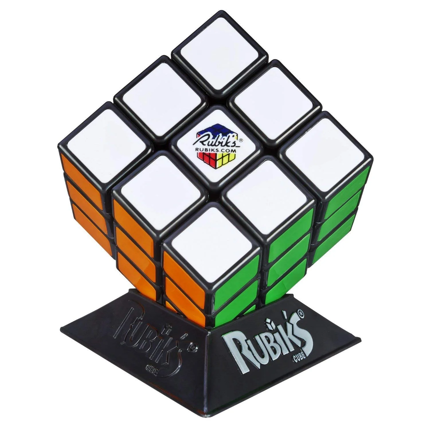 HASBRO GAMING RUBIK'S 3X3 CUBE, PUZZLE GAME, CLASSIC COLORS FOR $2.99