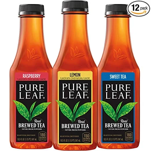 12 PACK - PURE LEAF ICED TEA, SWEETENED VARIETY PACK FOR $11.04