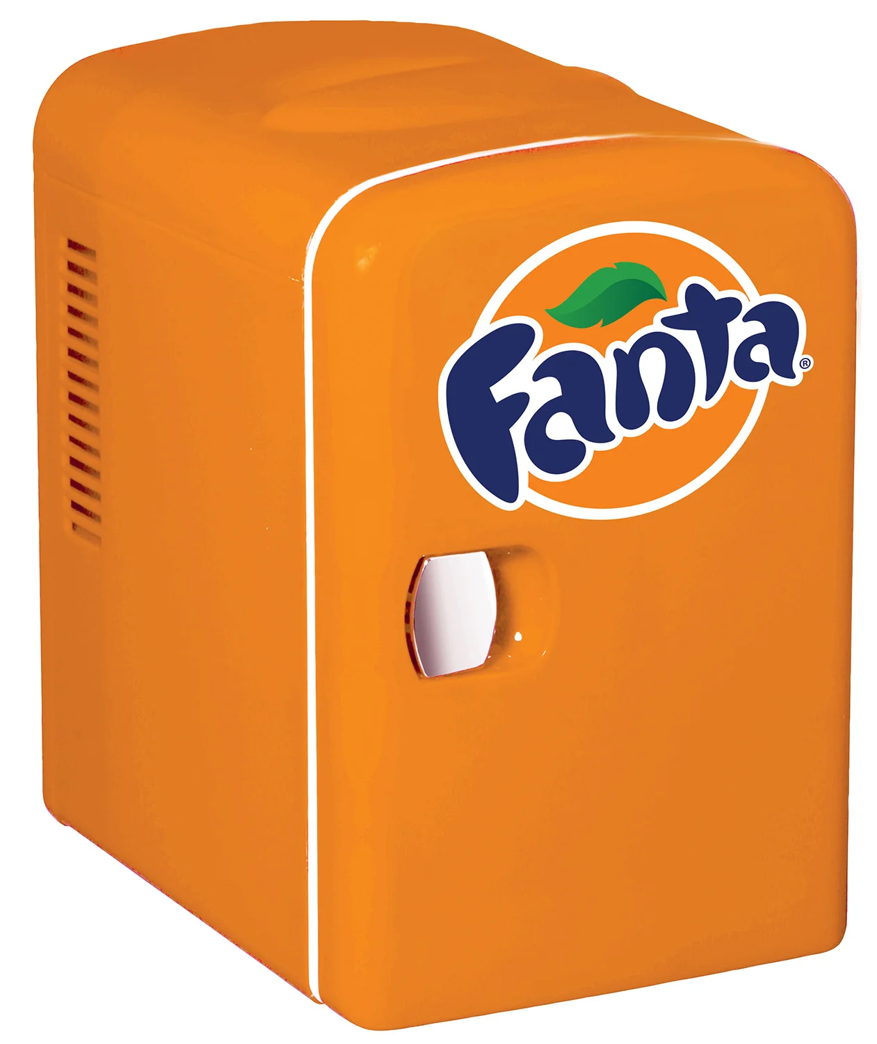 FANTA PERSONAL 6 CAN MINI FRIDGE WITH WARMING FOR $29.99