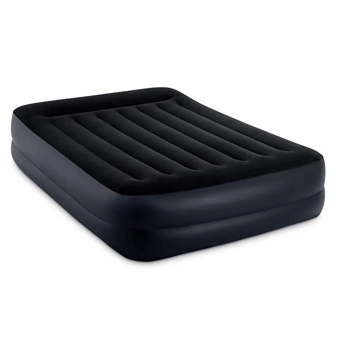 INTEX DURA-BEAM STANDARD SERIES DELUXE PILLOW REST RAISED AIRBED WITH INTERNAL PUMP FOR $26.99