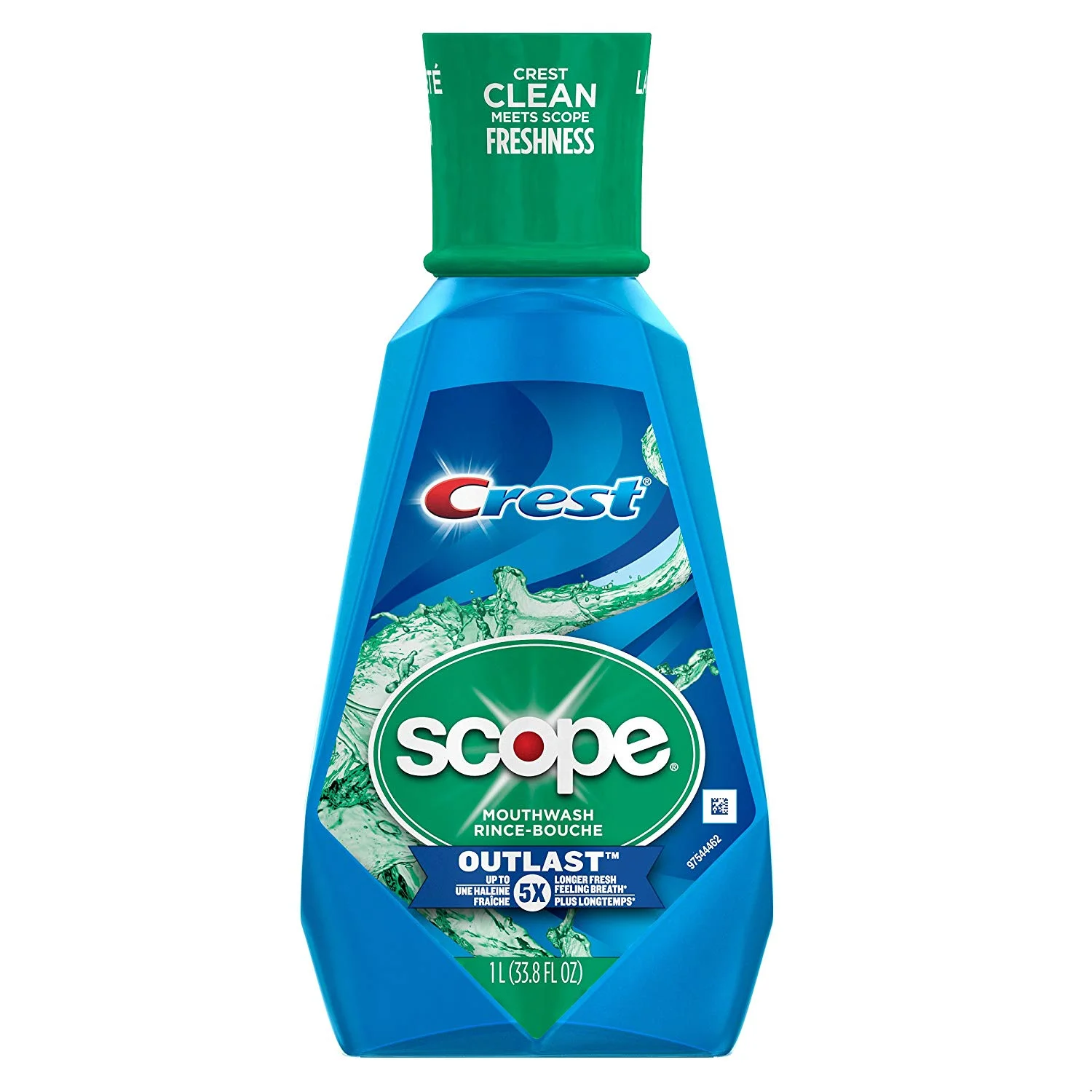CREST SCOPE OUTLAST MOUTHWASH LONG LASTING PEPPERMINT FOR $2.74
