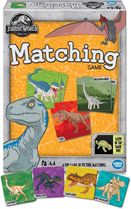 JURASSIC WORLD MATCHING CARD GAME FOR $5.97