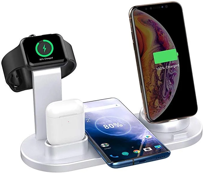 4-IN-1 WIRELESS CHARGING STATION FOR $19.99