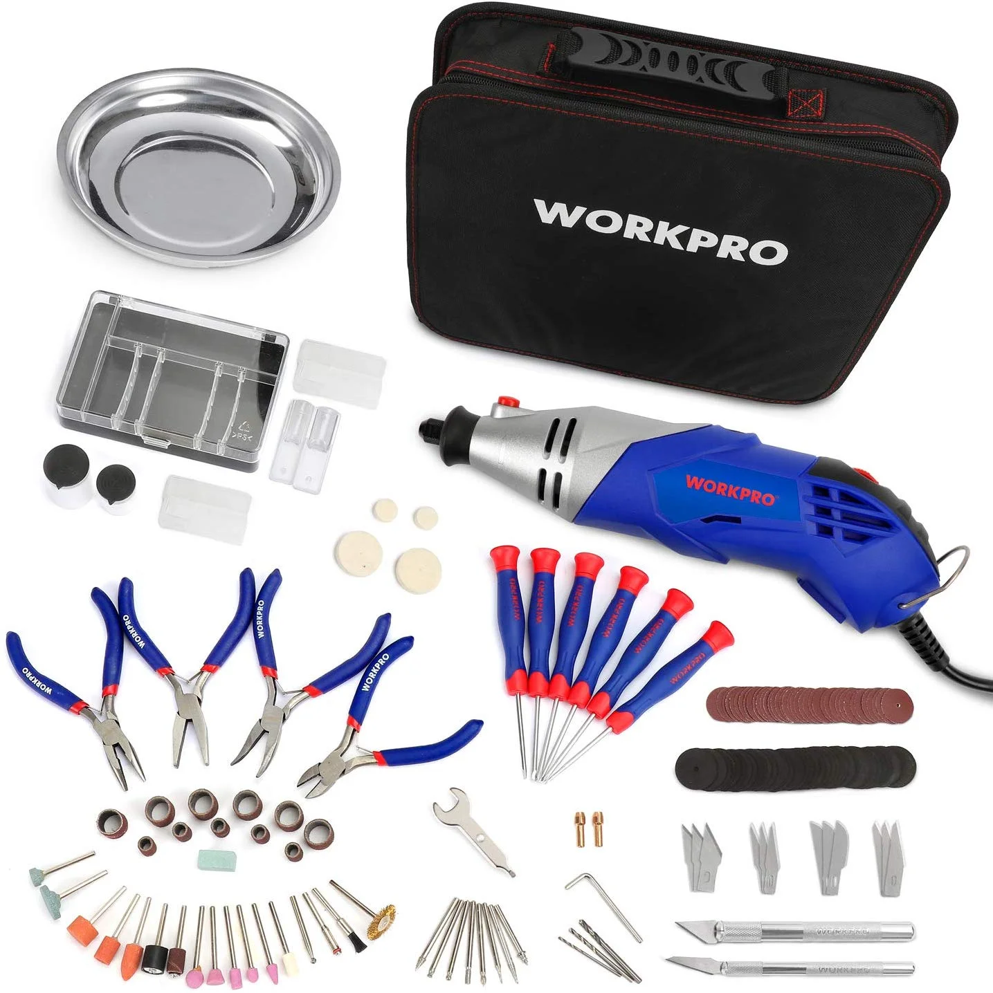 52-PIECE MULTI-FUNCTION ROTARY TOOL KIT FOR $16.00