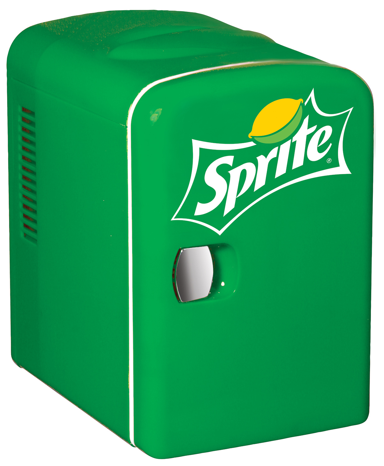 SPRITE PERSONAL 6 CAN MINI FRIDGE WITH WARMING FOR $29.99