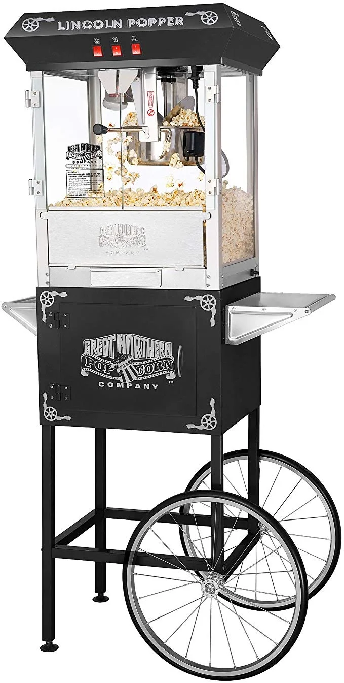 ANTIQUE STYLE LINCOLN POPCORN POPPER MACHINE FOR $169.39