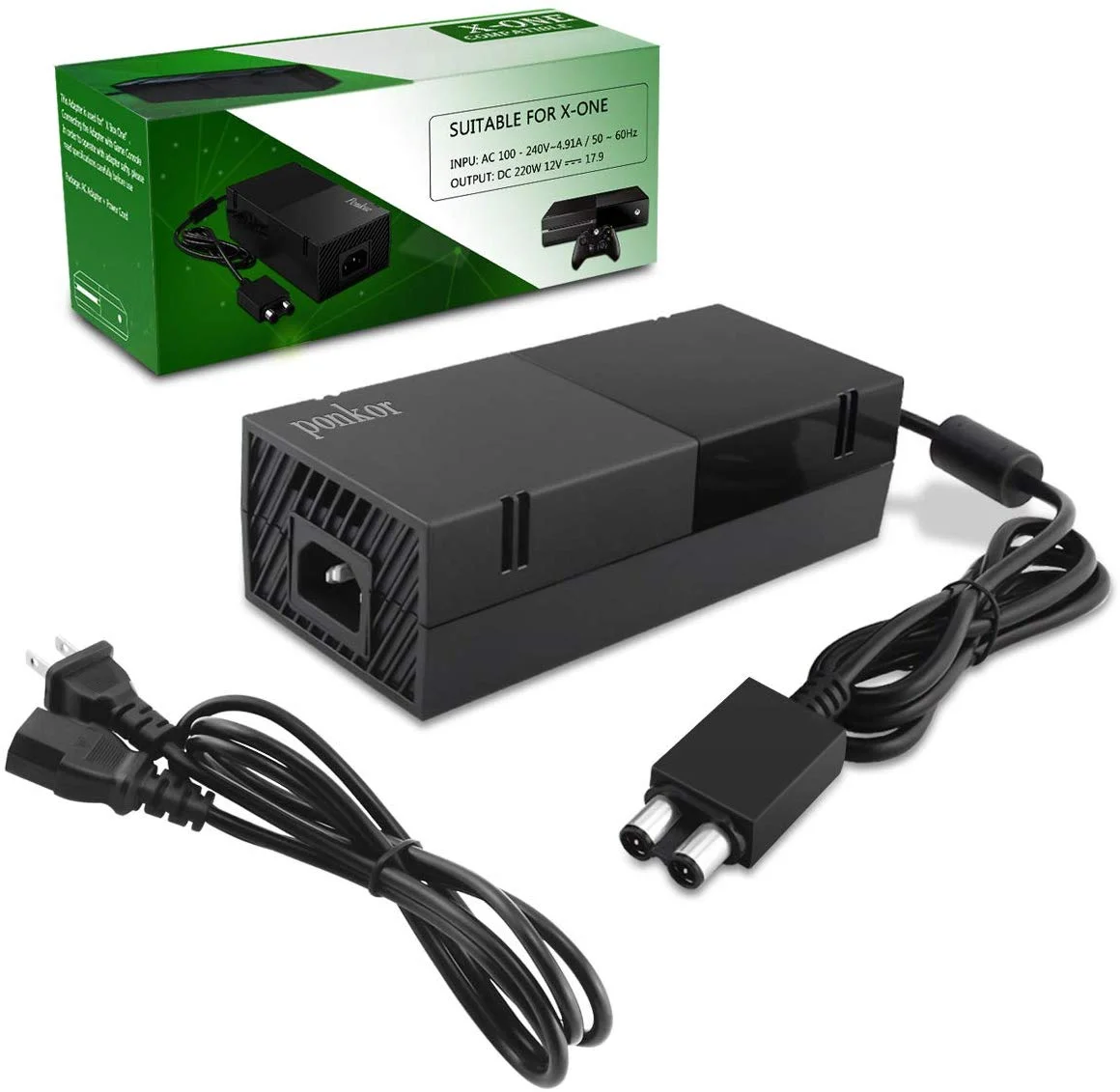 REPLACEMENT ADAPTER AC POWER CORD CABLE FOR MICROSOFT XBOX ONE FOR $10.99
