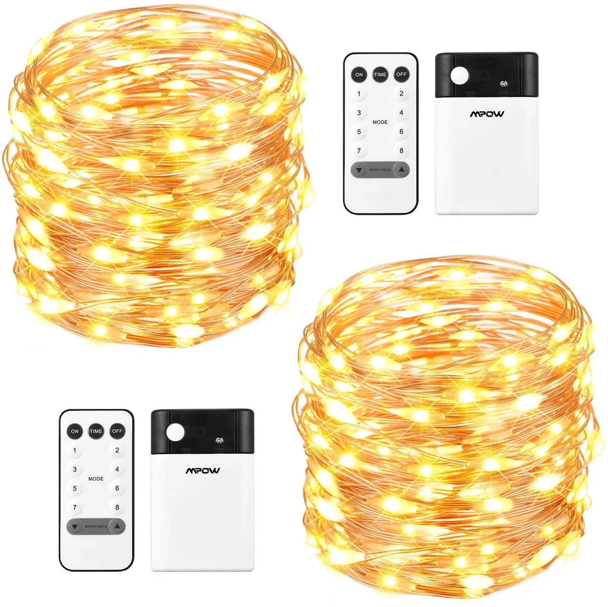 2 PACK OF WARM WHITE LED STRING LIGHTS FOR $9.99