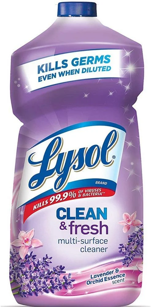 LYSOL CLEAN &amp; FRESH MULTI-SURFACE CLEANER, LAVENDER ORCHID, 40OZ FOR $2.97