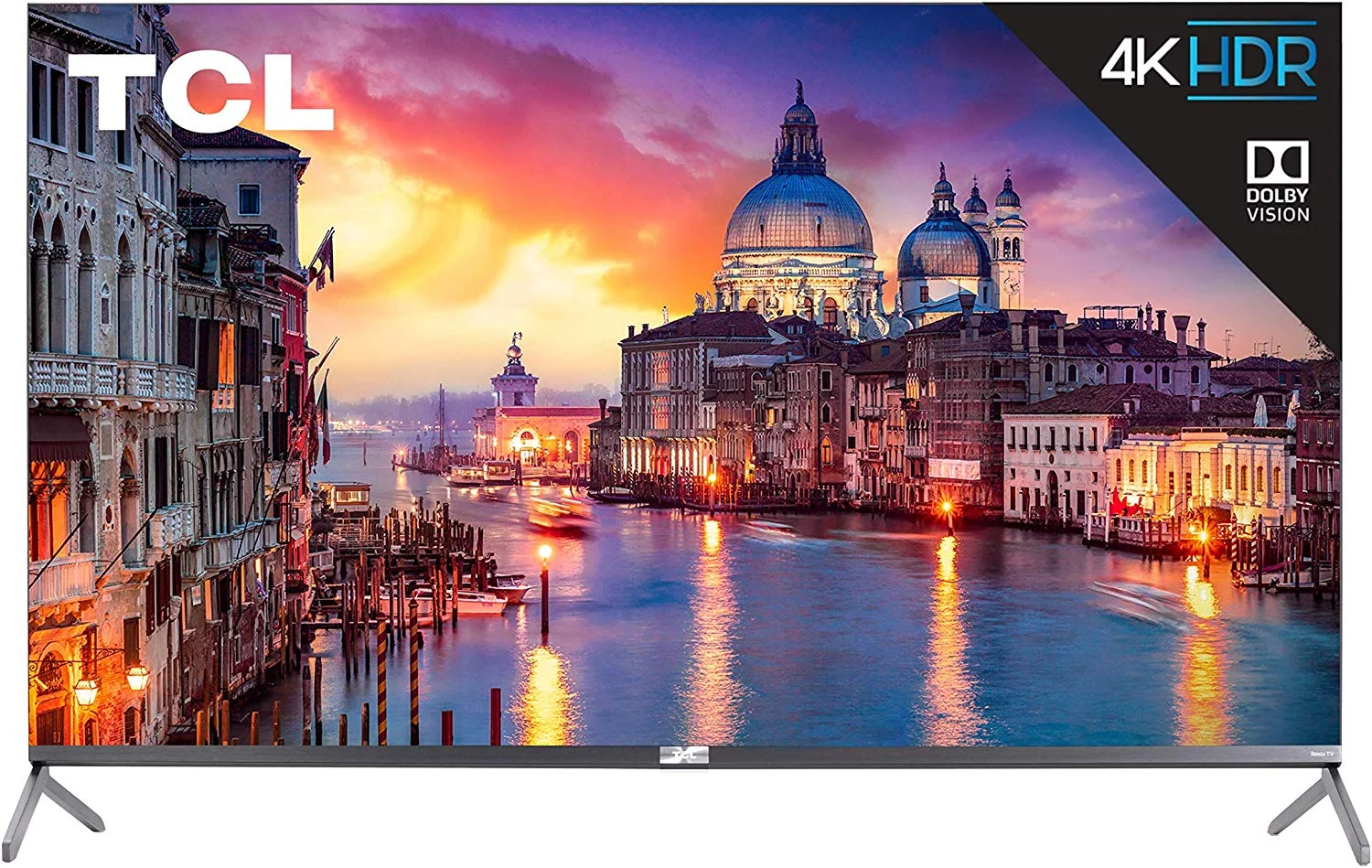 TCL 55-INCH CLASS 6-SERIES 4K UHD QLED DOLBY VISION HDR ROKU SMART TV FOR $599.99