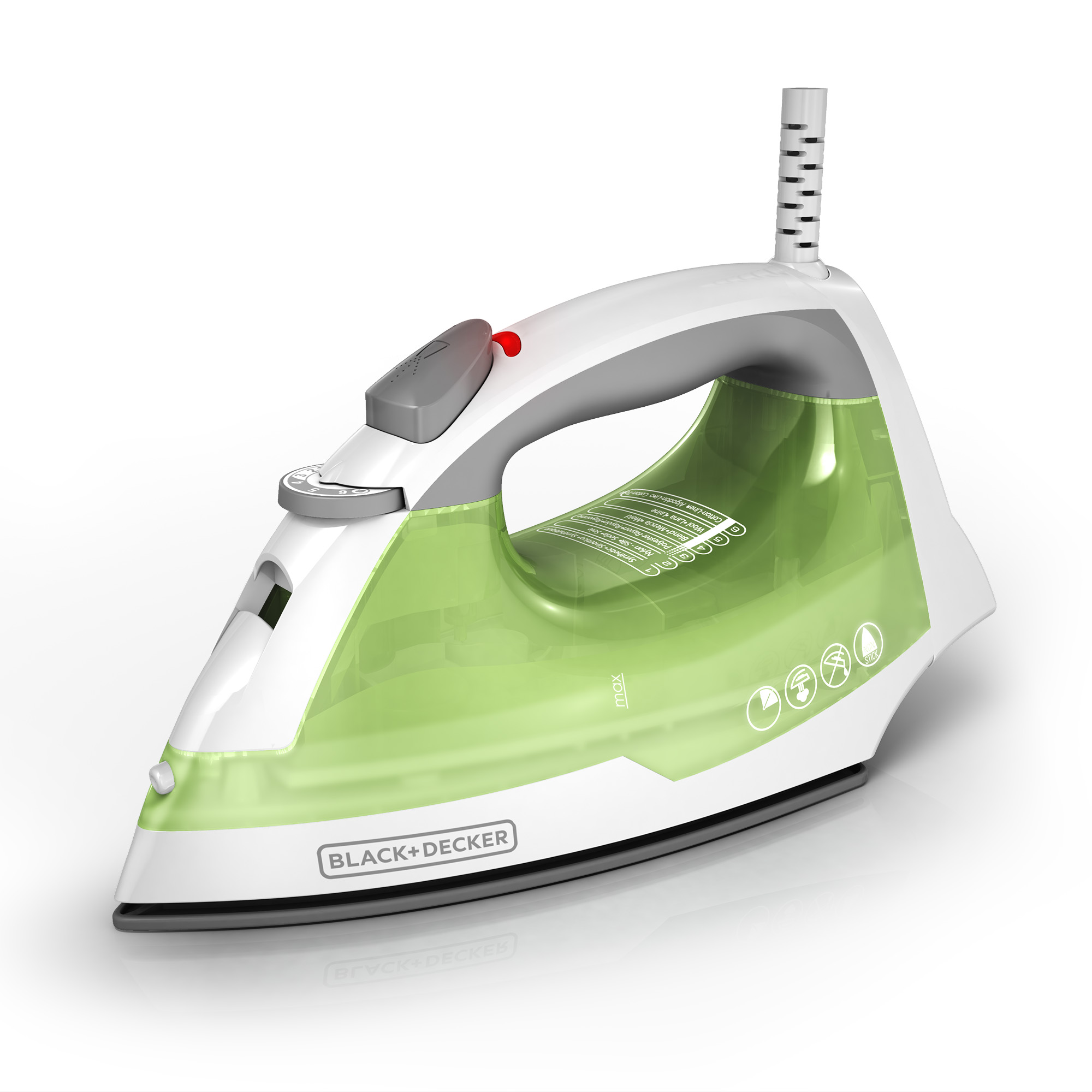 BLACK+DECKER EASY STEAM ANTI-DRIP COMPACT STEAM IRON FOR $9.97