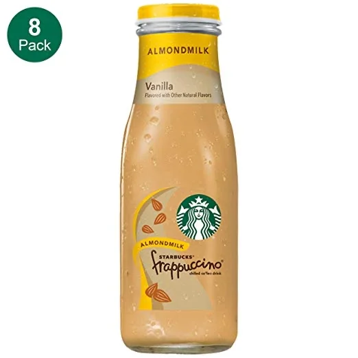 8 PACK - STARBUCKS ALMOND MILK FRAPPUCCINO, VANILLA FOR $12.16
