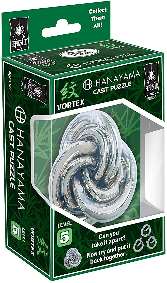 AMOUR HANAYAMA CAST METAL BRAIN TEASER PUZZLE FOR $5.97