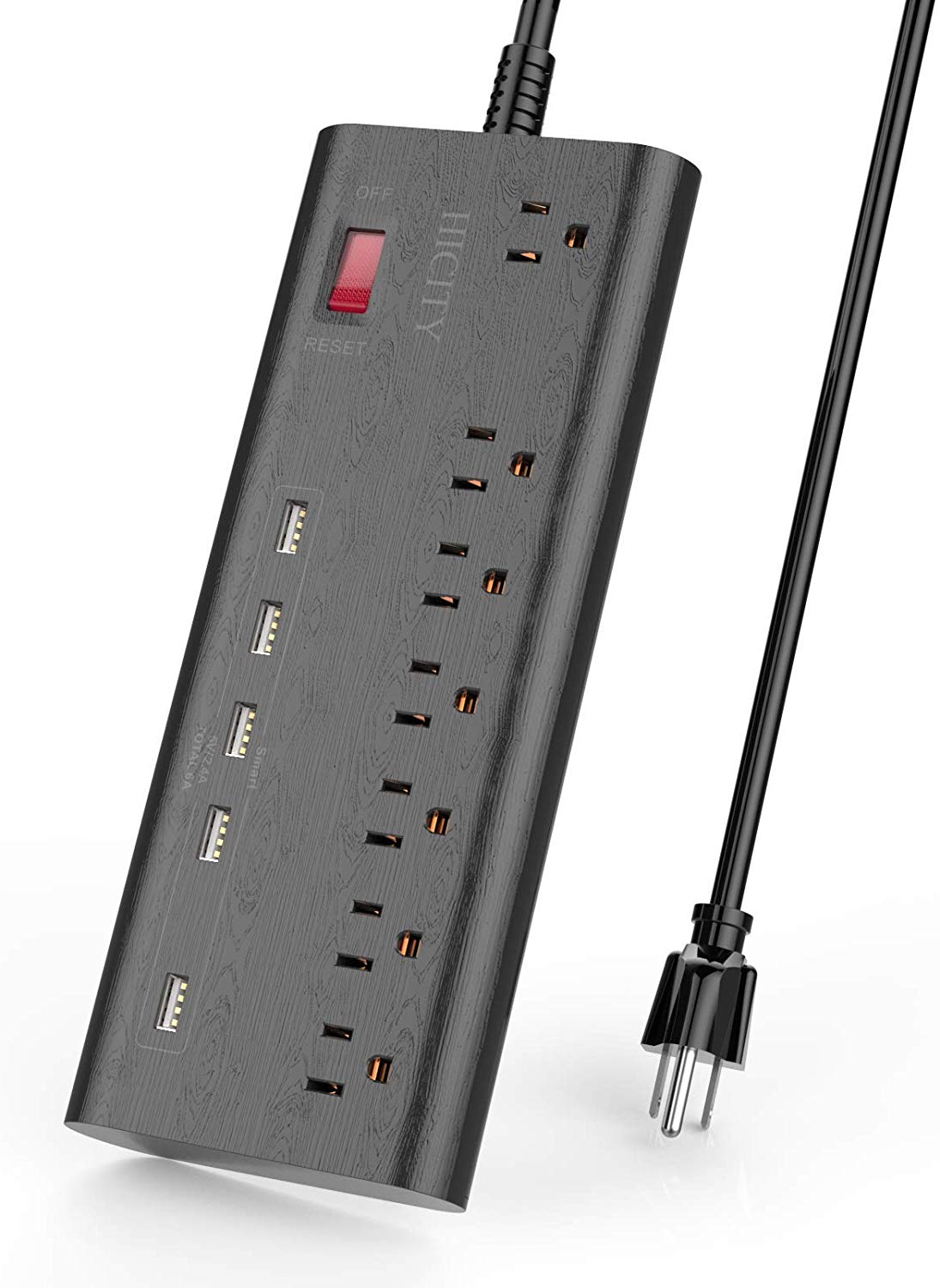 7-AC OUTLET + 5-USB PORT POWER STRIP SURGE PROTECTOR FOR $13.74