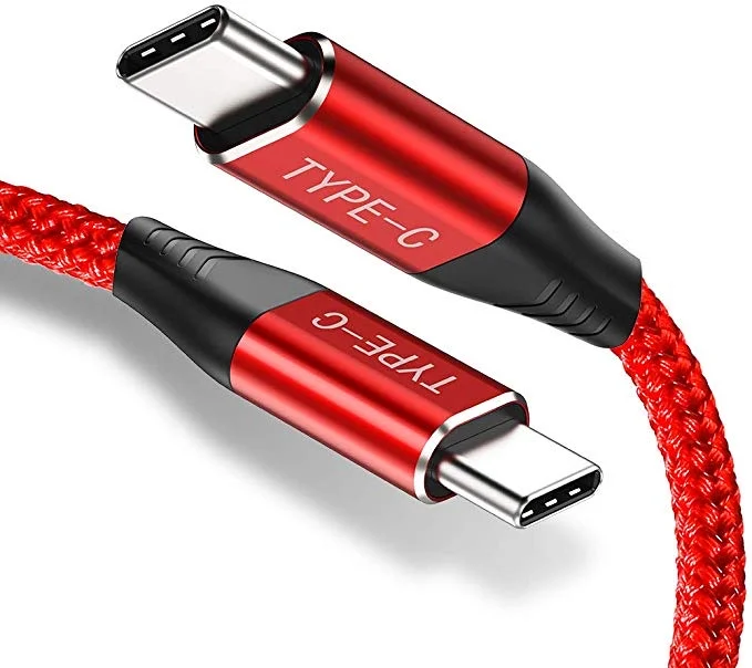 2 PACK - USB TYPE C TO USB TYPE C CHARGING CABLES FOR $4.49