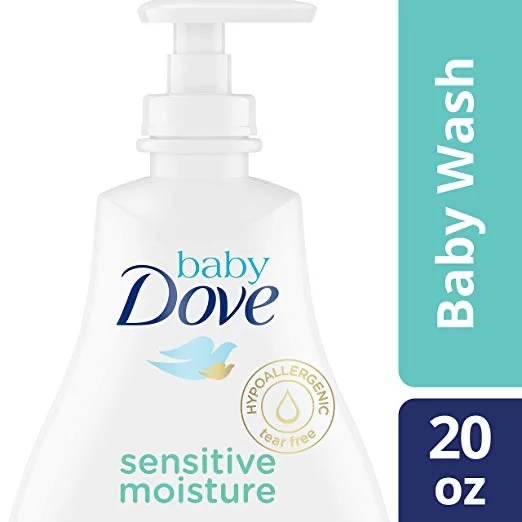 BABY DOVE TIP TO TOE BABY WASH SENSITIVE MOISTURE, 20 FL OZ FOR $3.79