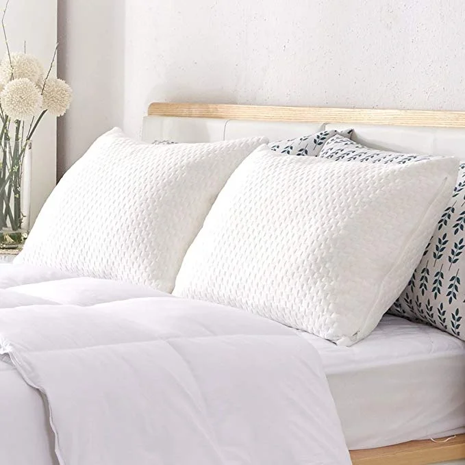 2-PACK - HYPOALLERGENIC SHREDDED MEMORY FOAM PILLOWS FOR $35.00