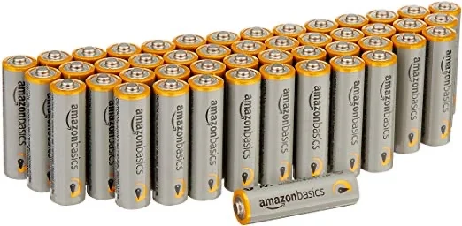 PACK OF 48 - AMAZONBASICS DOUBLE A ALKALINE BATTERIES FOR $10.29