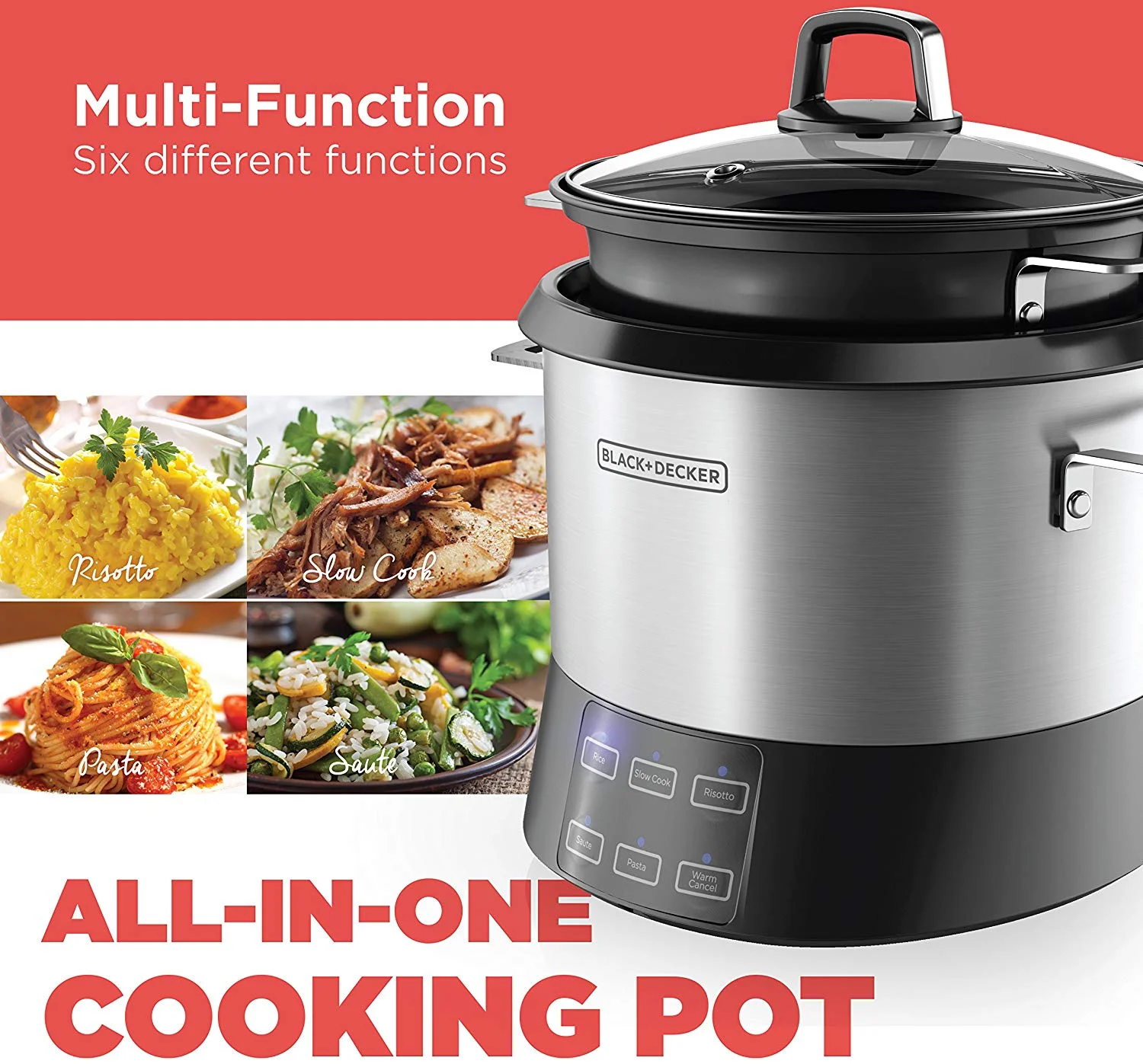 BLACK+DECKER ALL-IN-ONE COOKING POT FOR $31.99