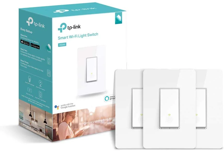 3 PACK - TP-LINK KASA SMART WIFI SWITCH (CONTROL LIGHTING FROM ANYWHERE) FOR $59.99