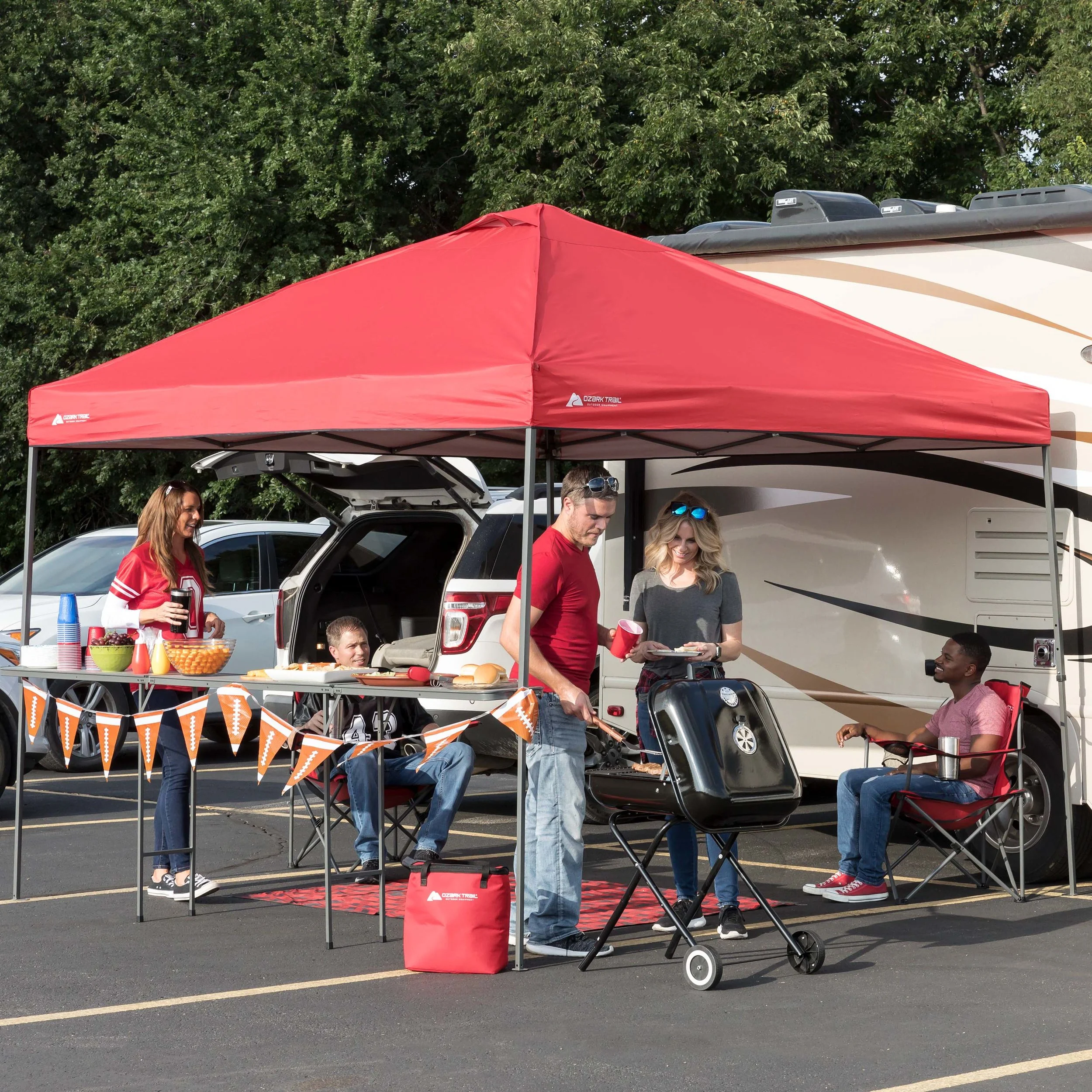 OZARK TRAIL 10' X 10' INSTANT LIGHTED CANOPY FOR $69.99