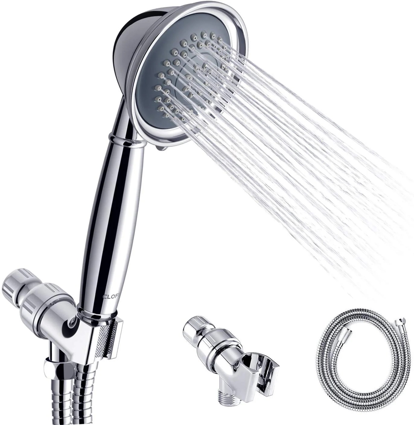 3-SETTING HANDHELD HIGH PRESSURE SHOWER HEAD FOR $9.60