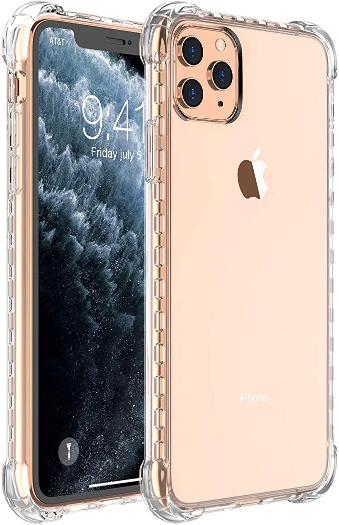 IPHONE 11 PRO CLEAR SOFT PROTECTIVE CASE FOR $0.50