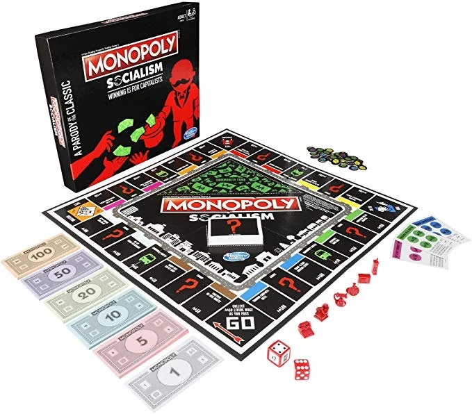 MONOPOLY SOCIALISM BOARD GAME PARODY ADULT PARTY GAME FOR $19.99