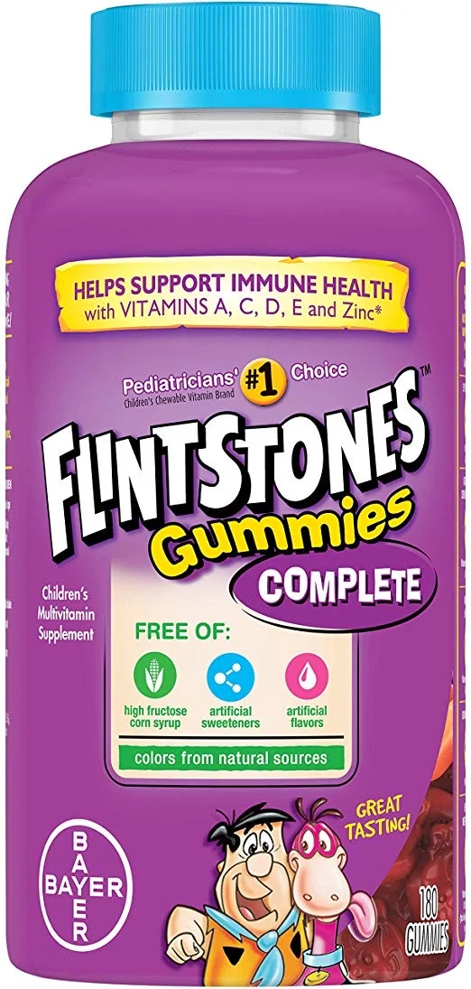180 COUNT - FLINTSTONES GUMMIES CHILDREN’S MULTIVITAMINS FOR $7.61