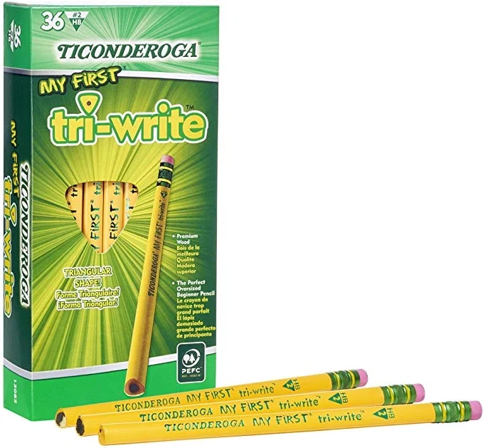 PACK OF 36 - TICONDEROGA MY FIRST TRI-WRITE PENCILS FOR $10.24
