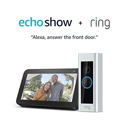 RING VIDEO DOORBELL PRO WITH AMAZON ECHO SHOW 5 FOR $199.00