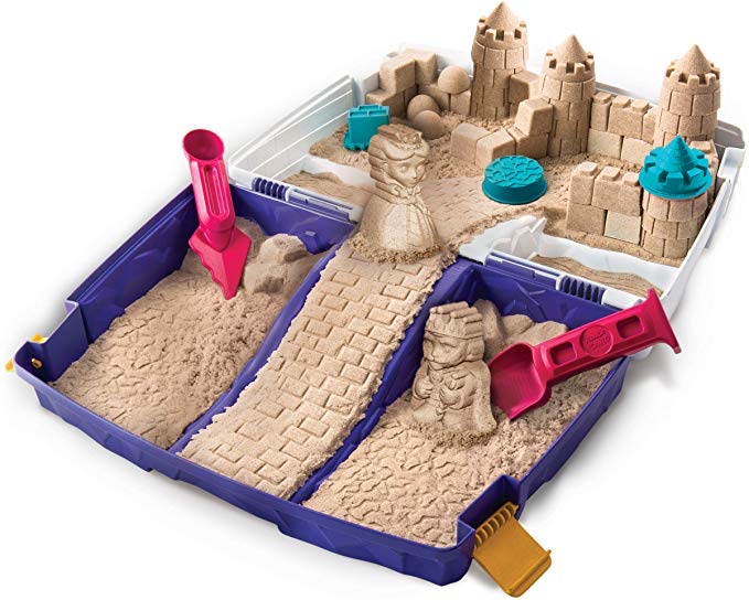 KINETIC FOLDING SAND BOX WITH 2-POUNDS OF KINETIC SAND FOR $19.97