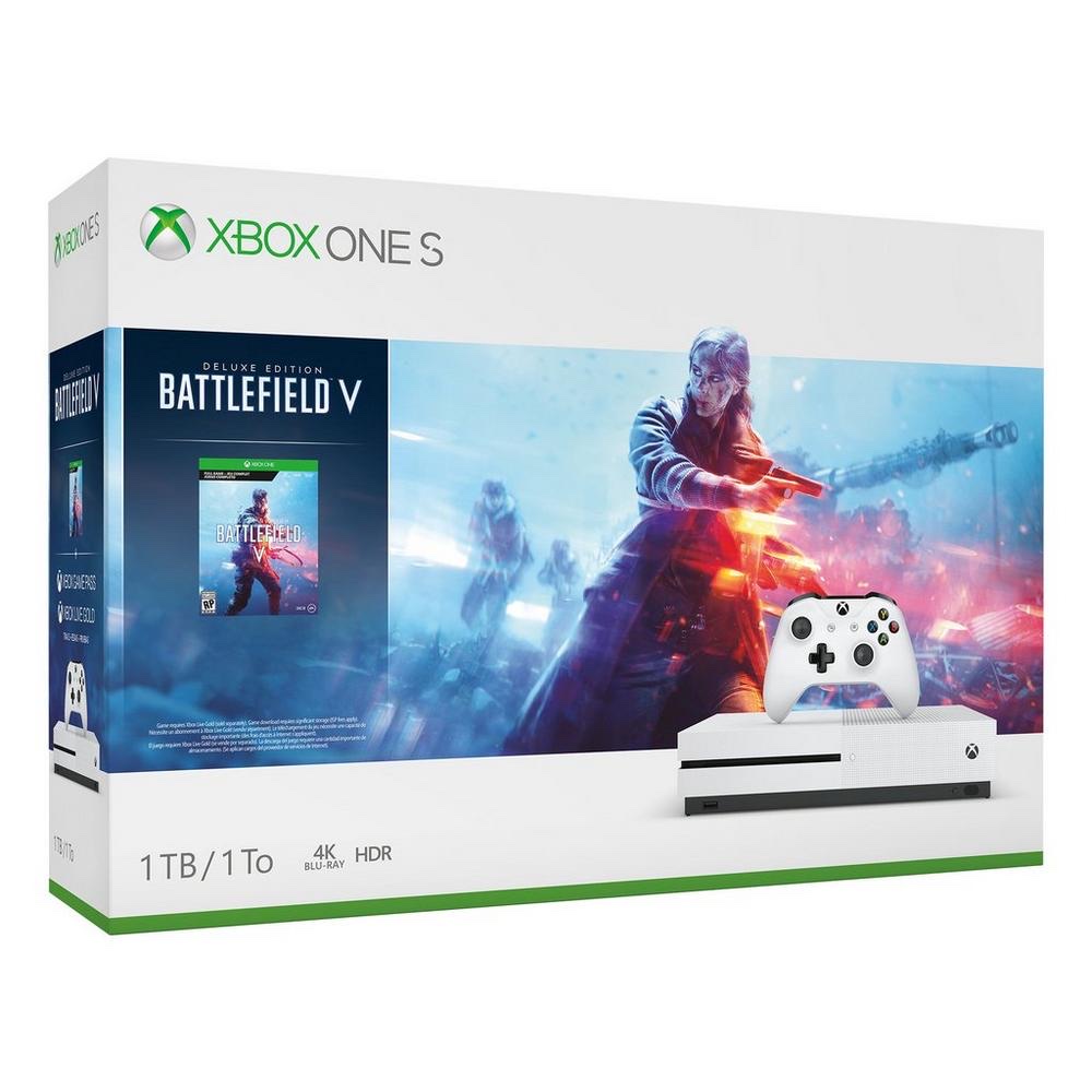 XBOX ONE S 1TB - BATTLEFIELD V BUNDLE FOR $164.94