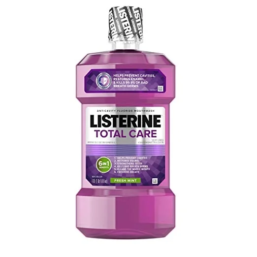 4 PACK - LISTERINE TOTAL CARE ANTICAVITY MOUTHWASH, 1-LITER FOR $19.96