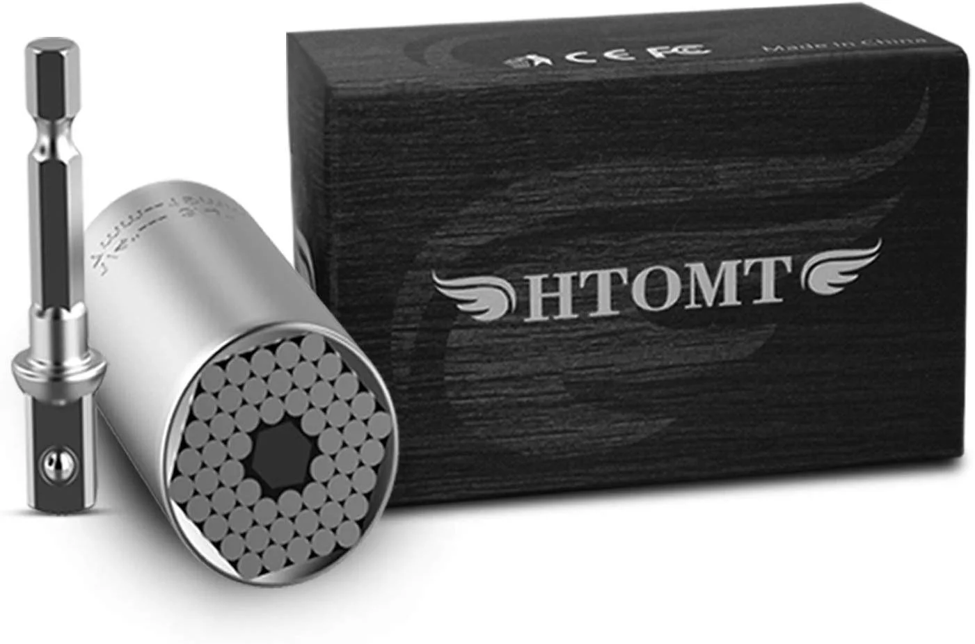 UNIVERSAL RATCHET SOCKET SET WITH WRENCH POWER DRILL ADAPTER FOR $4.80 