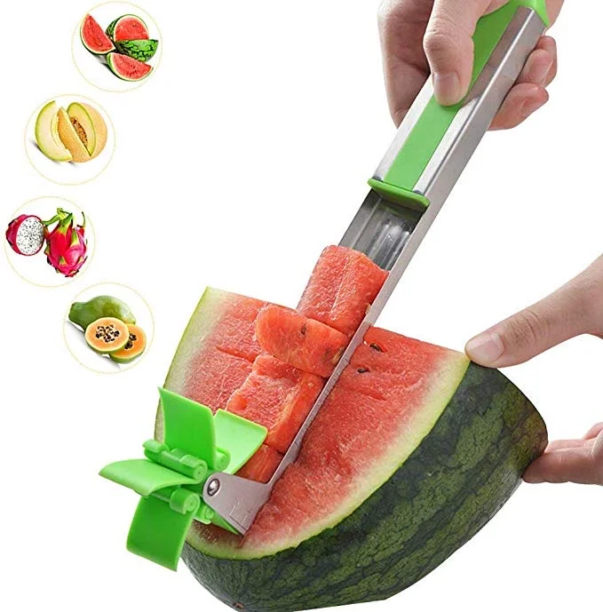 STAINLESS STEEL WATERMELON WINDMILL SLICER FOR $2.96