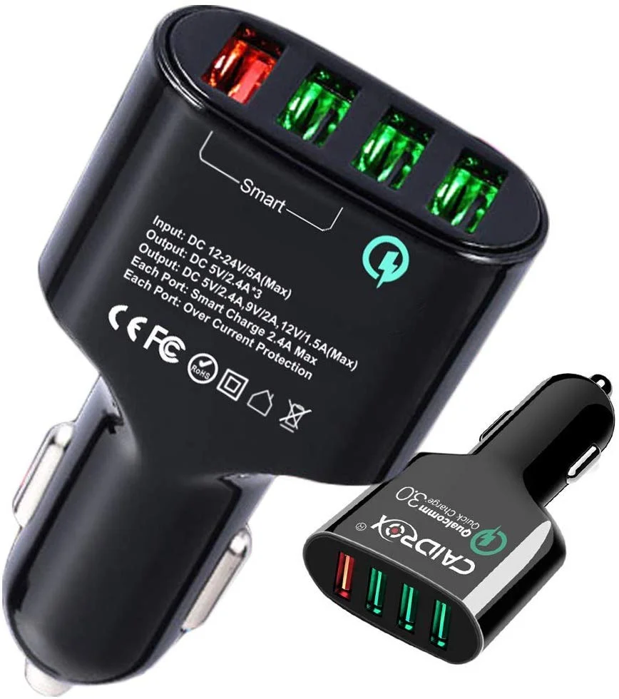4-PORT USB CAR CHARGER FOR $8.22