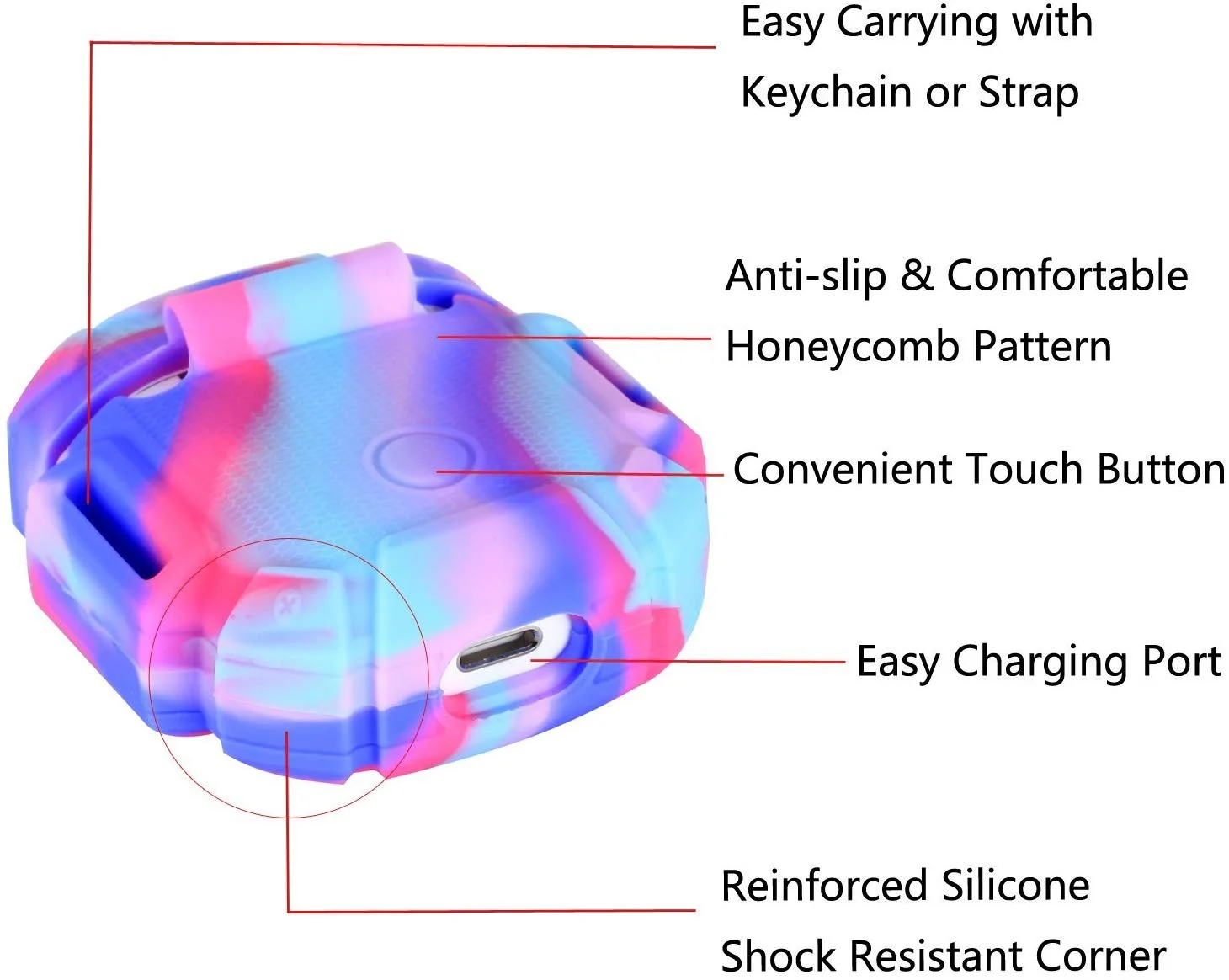PROTECTIVE SILICONE AIRPODS CASE FOR $5.84
